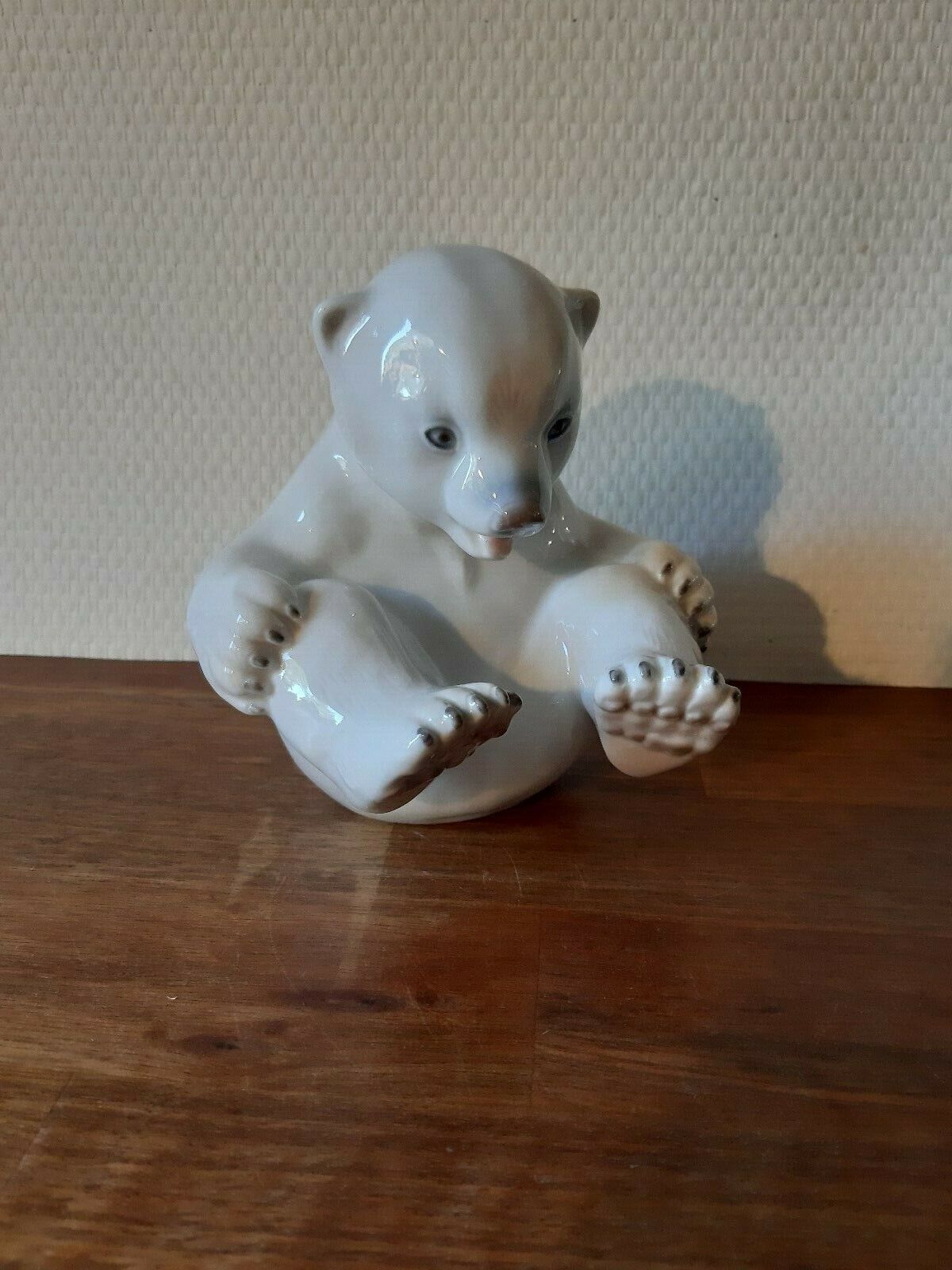 POLAR BEAR CUB SITTING by Merete Agergaard for Royal Copenhagen # 2536 Fact 1st