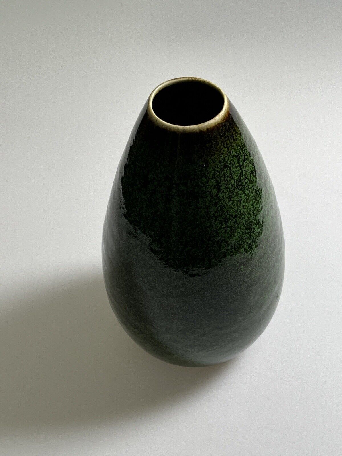 Carl-Harry Stålhane vase eggshell glazed stoneware  sign Rörstrand (Video 360)