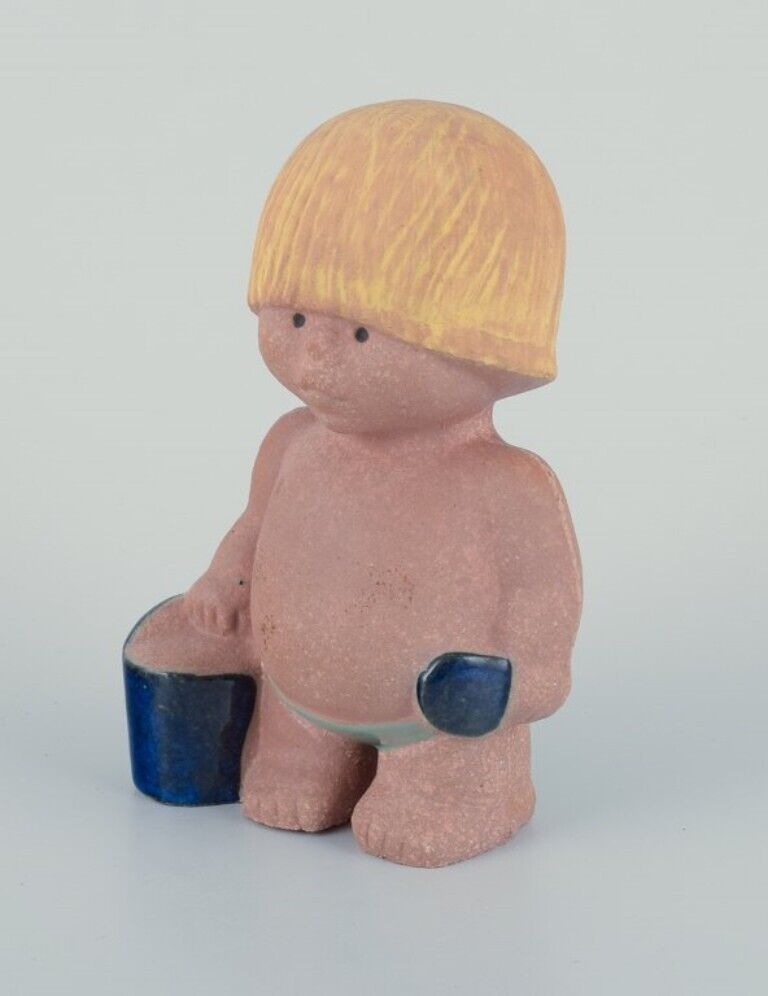 Lisa Larson for Gustavsberg Stoneware figurine "Children of the World" series