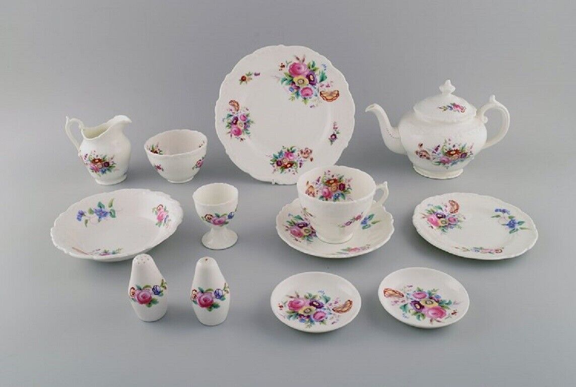 Coalport England Egoist breakfast / tea service in bone china