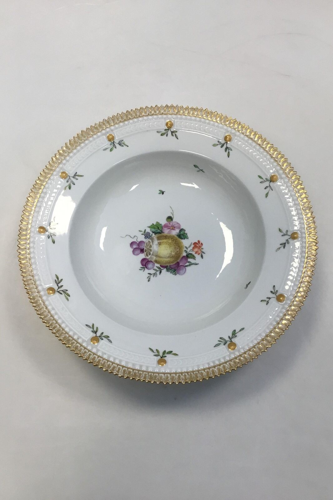 Royal Copenhagen Flora Danica Juliane Marie Deep Plate No 17/3545