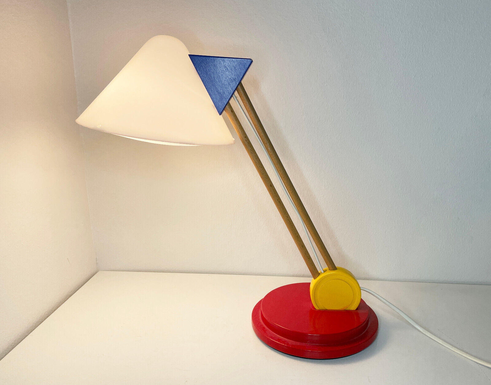 Ettore Sottsass Memphis style desk lamp for IKEA vintage scandinavian italian