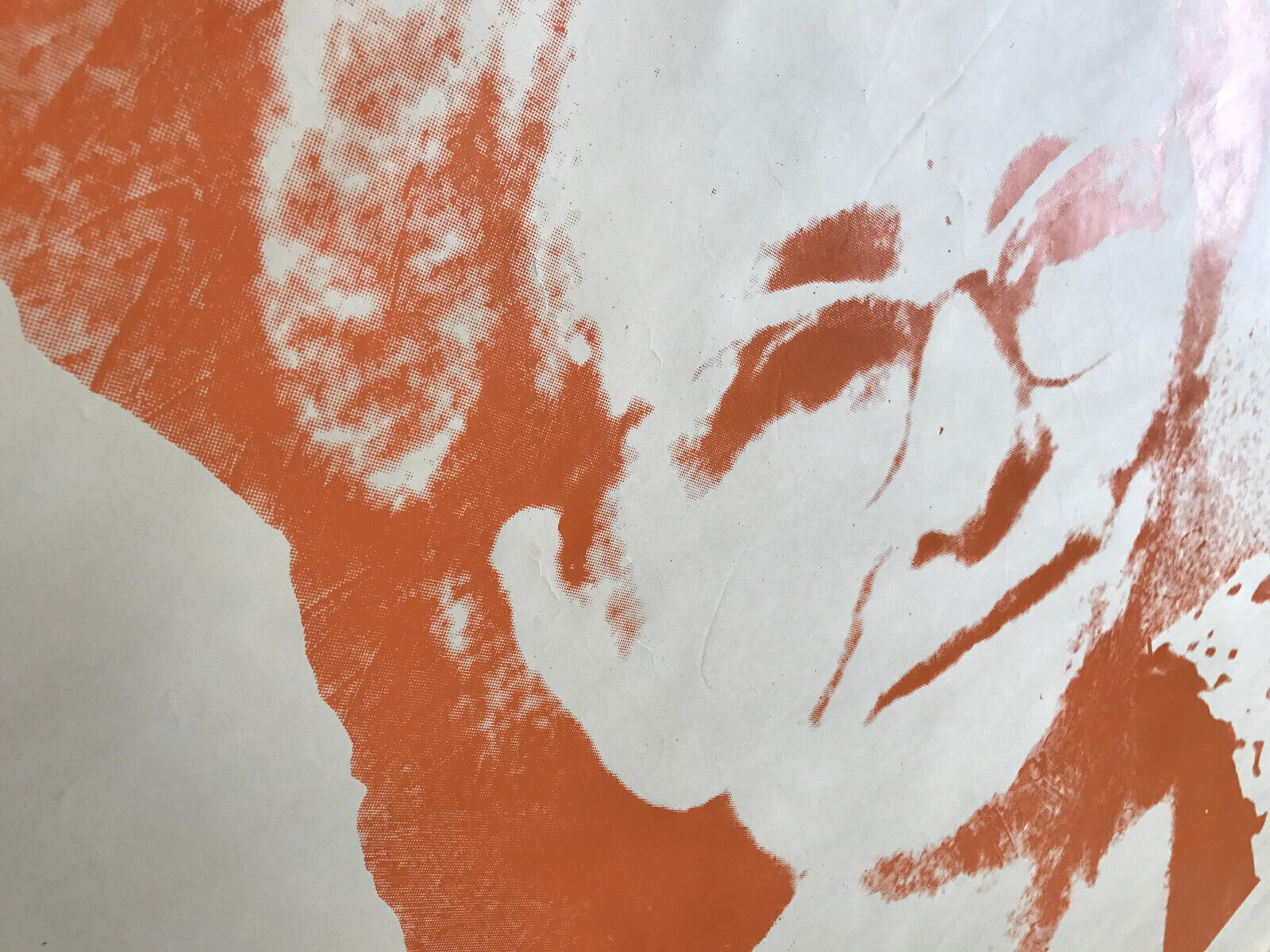 Andy Warhol unique silkscreened print of Julia Warhola