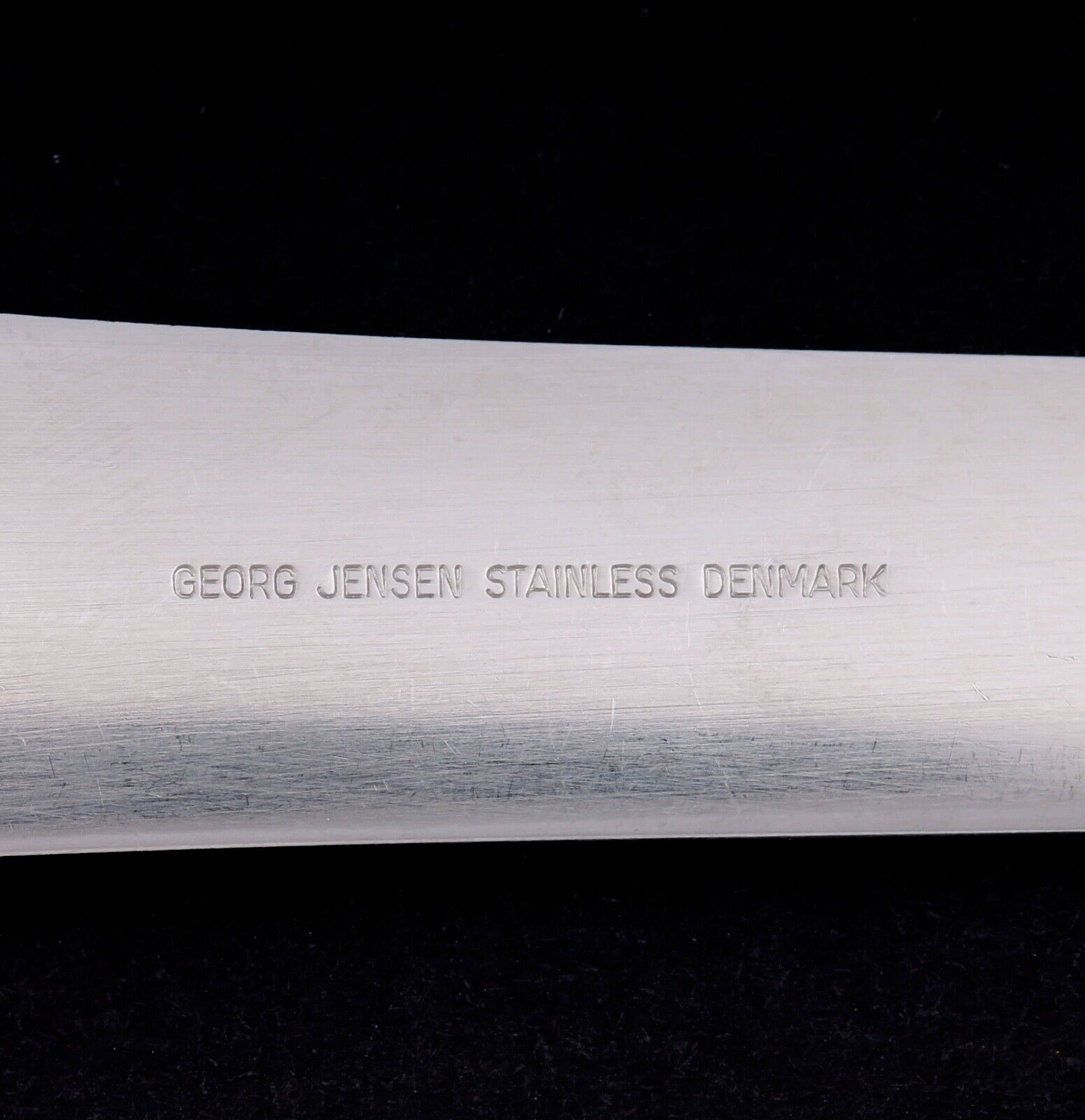 Georg Jensen Stainless Steel Blue Shark Dinner Fork Denmark RARE! 3325012