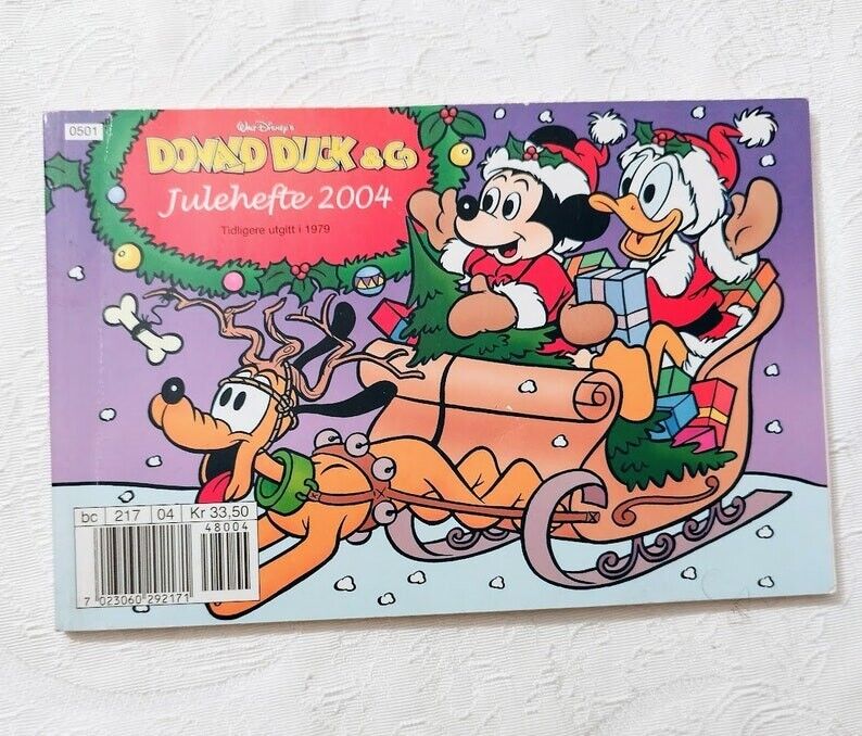 NORWEGIAN Walt Disney Donald Duck and Co Christmas Edition 2004 Comic Book