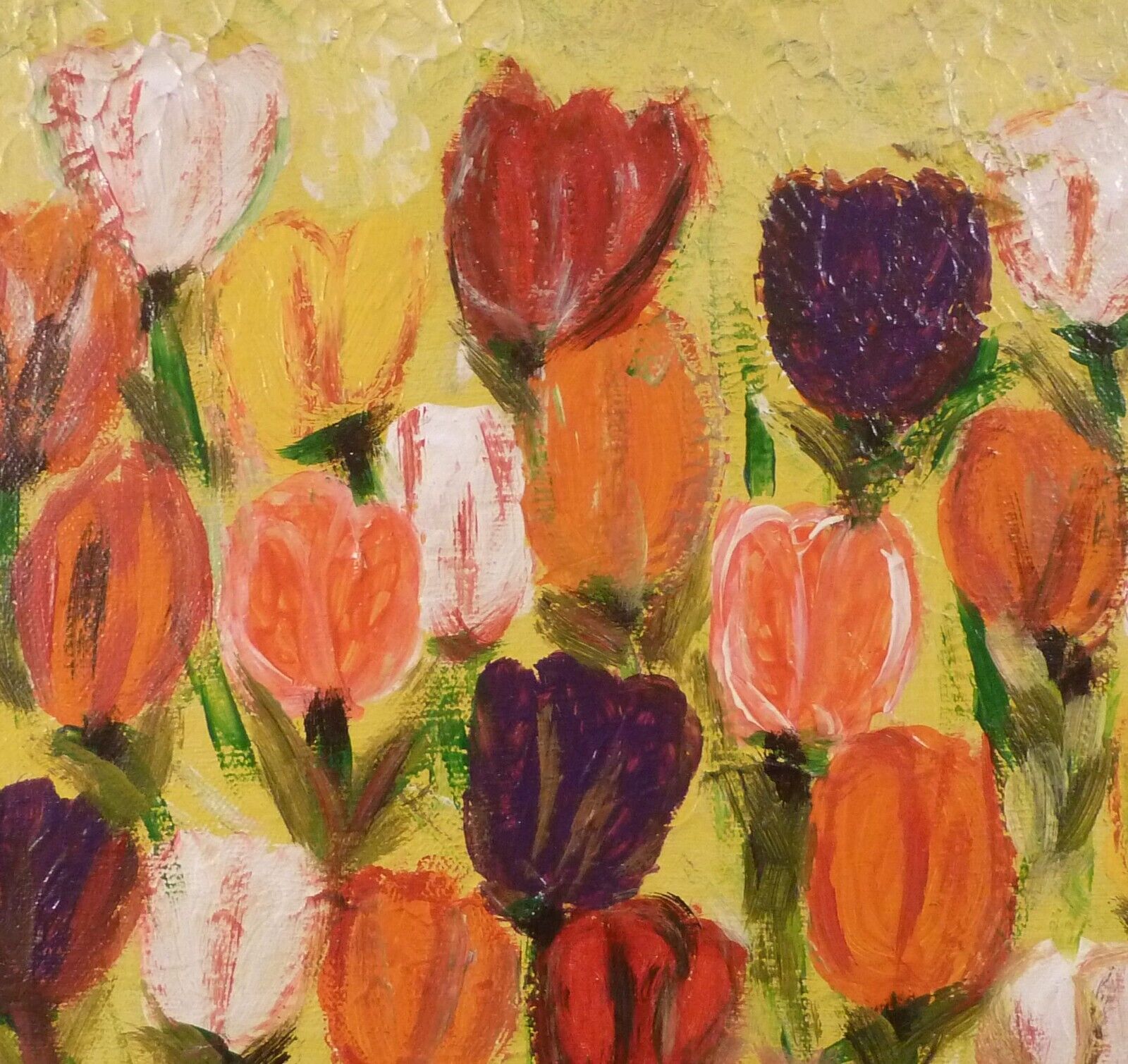 KARIN BACHMAN! STILL LIFE COMPOSITION WITH TULIPS