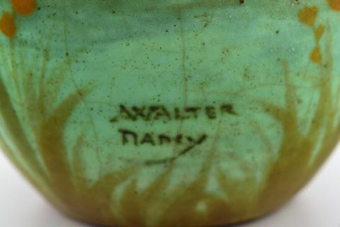 Amalric Walter (1870-1959) for Nancy Rare vase in glazed ceramics1890's