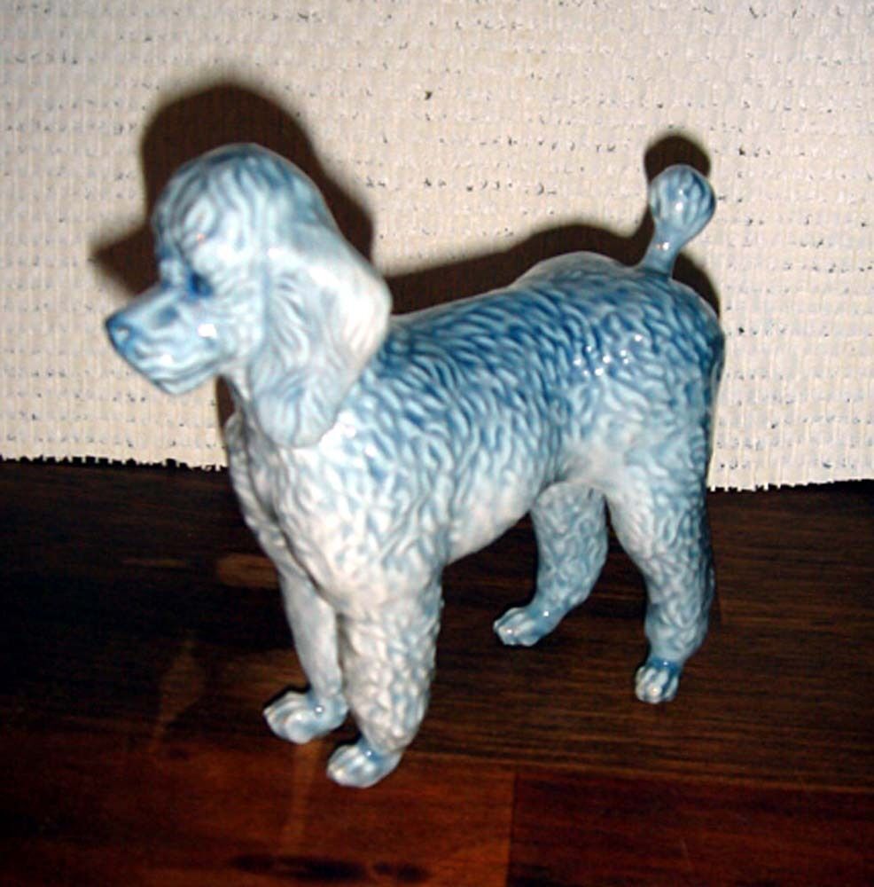 Grey POODLE by Jeanne Grut for ROYAL COPENHAGEN Denmark No 4757 Fact First