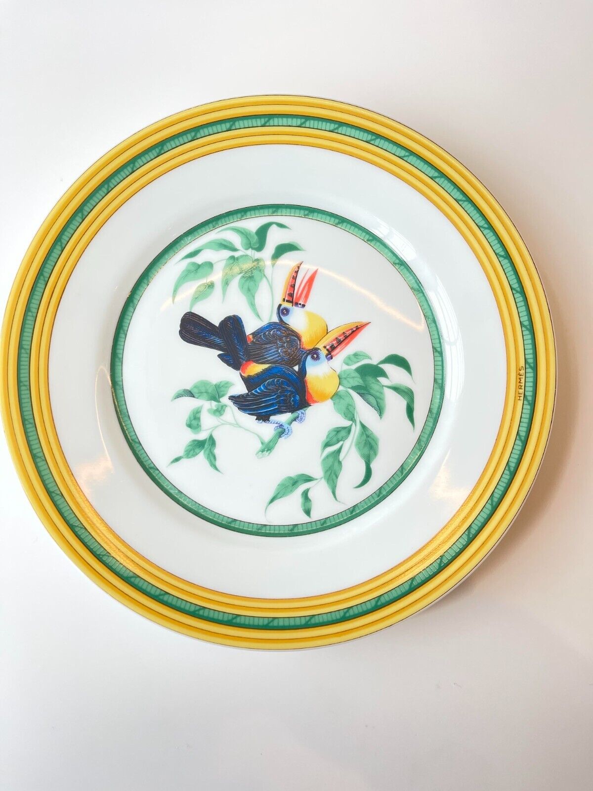 Hermes Toucan Dessert Plate 19