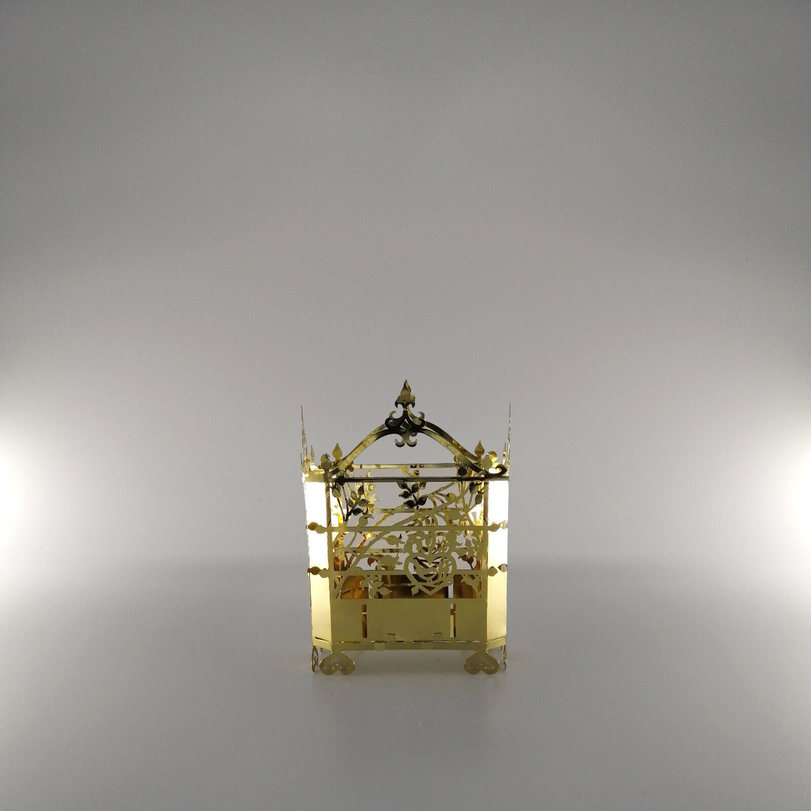 Royal Copenhagen Golden Christmas Tealight Holder