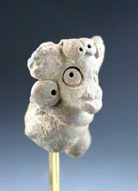 *SC*  PRE-COLUMBIAN POTTERY FIGURE OF  MYTHICAL CREATURE PRE 8TH CENT