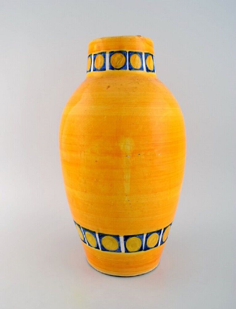 Poterie Serghini Morocco Large unique vase in hand-painted glazed stoneware