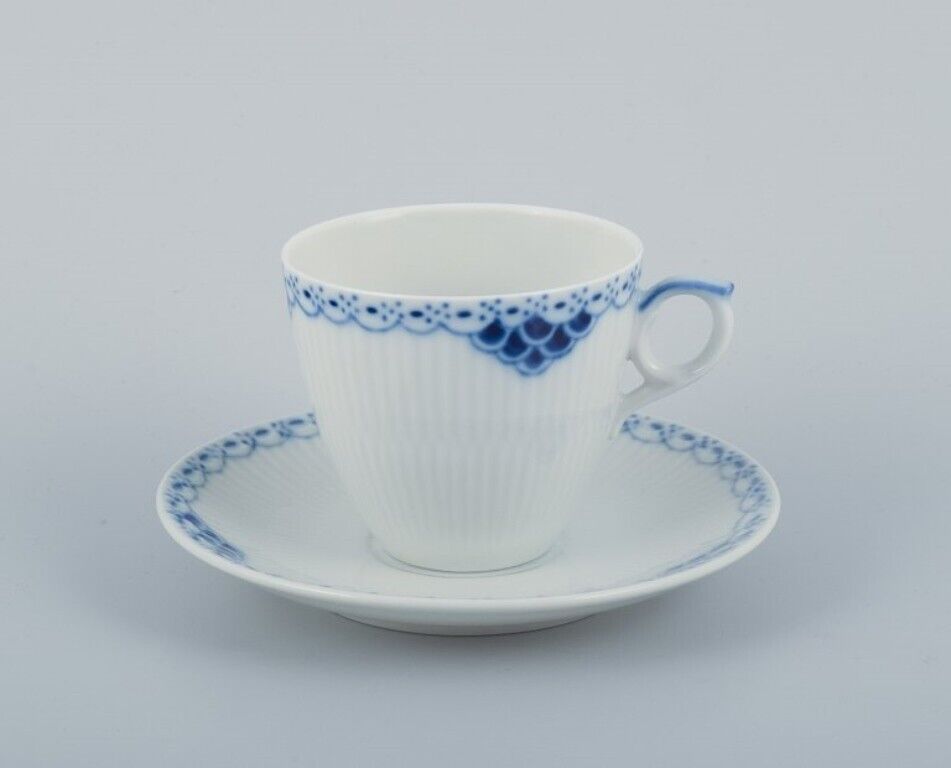 Royal Copenhagen Princess  four coffee cups with saucers and a sugar bowl