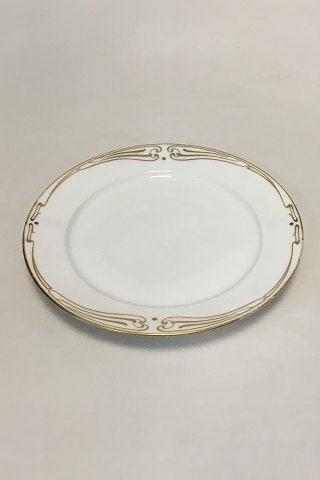 Royal Copenhagen Patttern No 117 Art Nouveau with Gold decoration Dinner Plate