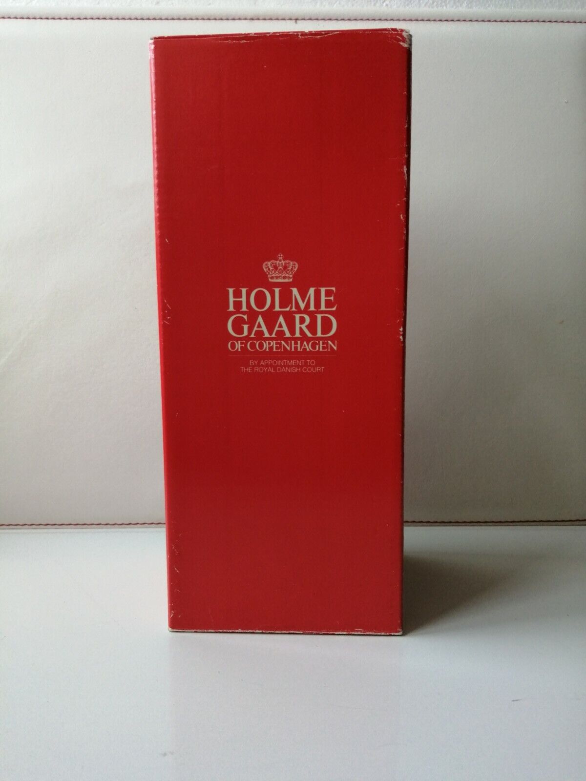 Holmegaard Cristmas Candle Stick from 1976Designed and signed by Ole Winther