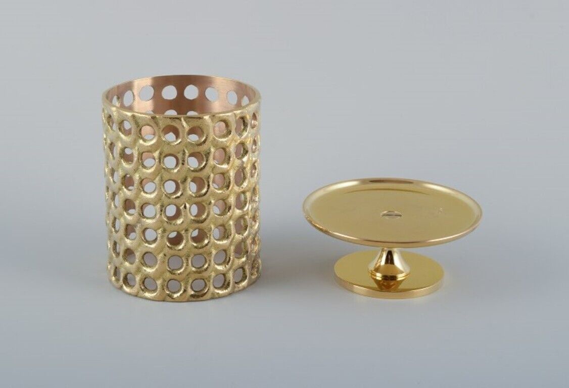 Pierre Forsell for Skultuna Sweden Tea light lantern in polished brass