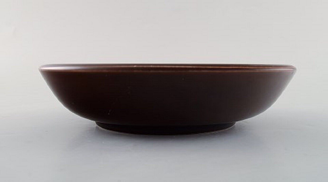 Nils Thorsson for Aluminia "Marselis" faience bowl with geometric pattern