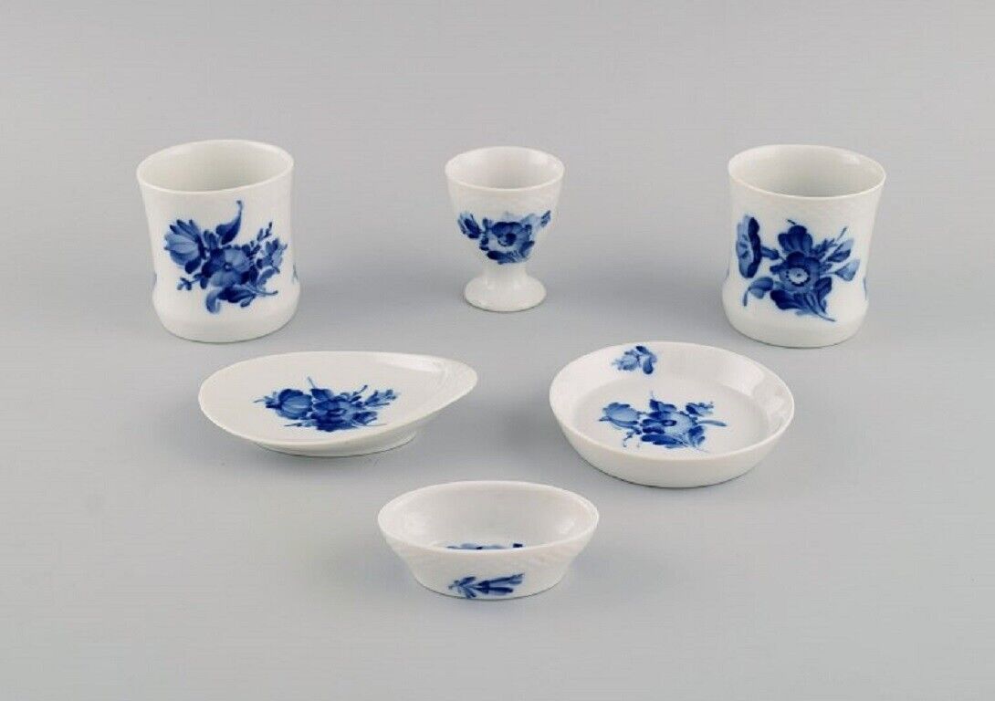 Five parts Royal Copenhagen Blue Flower Braided porcelain