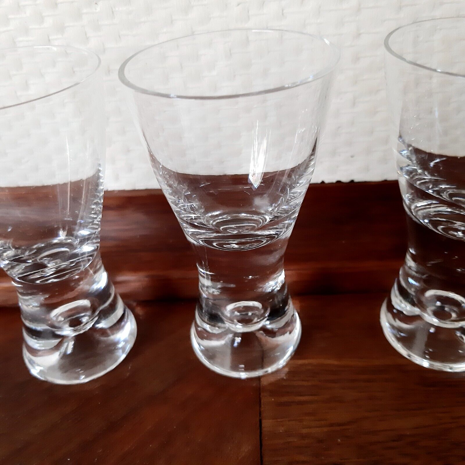 3 TAPIO Akvavit Shot Schnapps Glasses 4 cl Tapio Wirkkala IITTALA Finland