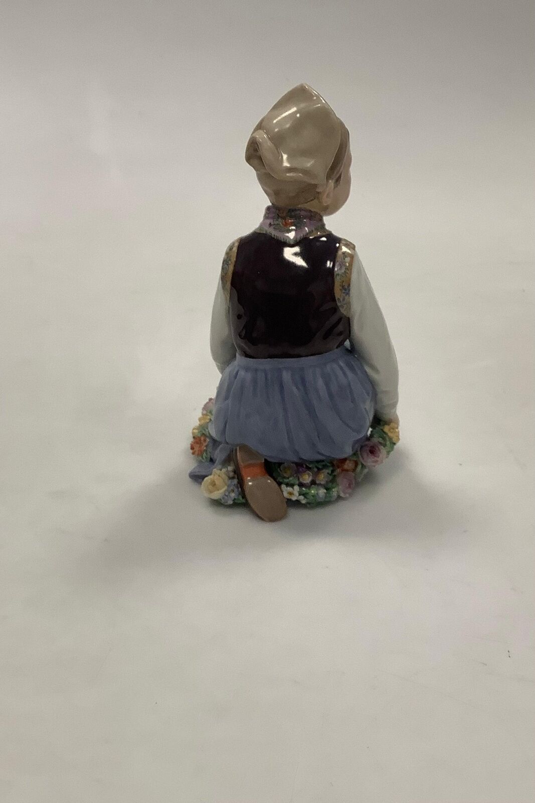 Royal Copenhagen Overglaze Figurine Amager Boy no 12414