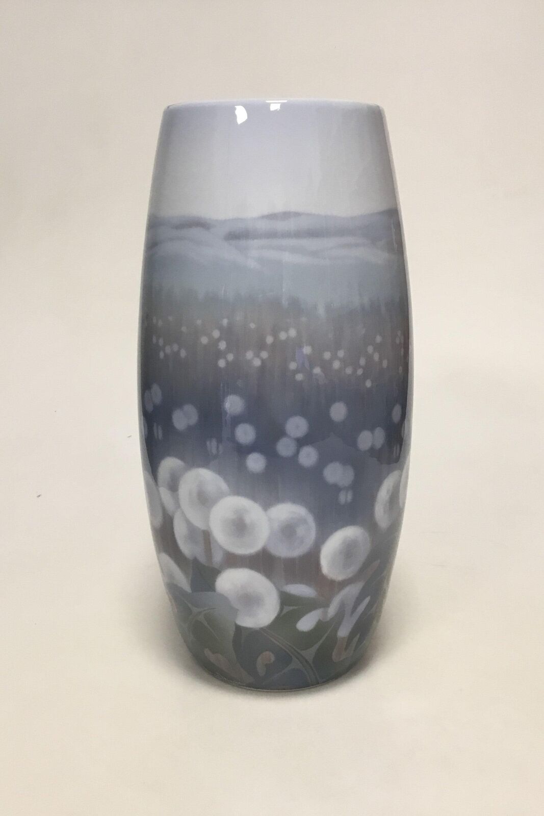 Royal Copenhagen unique Vase by Jenny Meyer from March 1905 with dandelions no