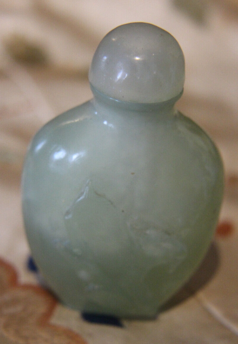 Small jade scent bottle from China