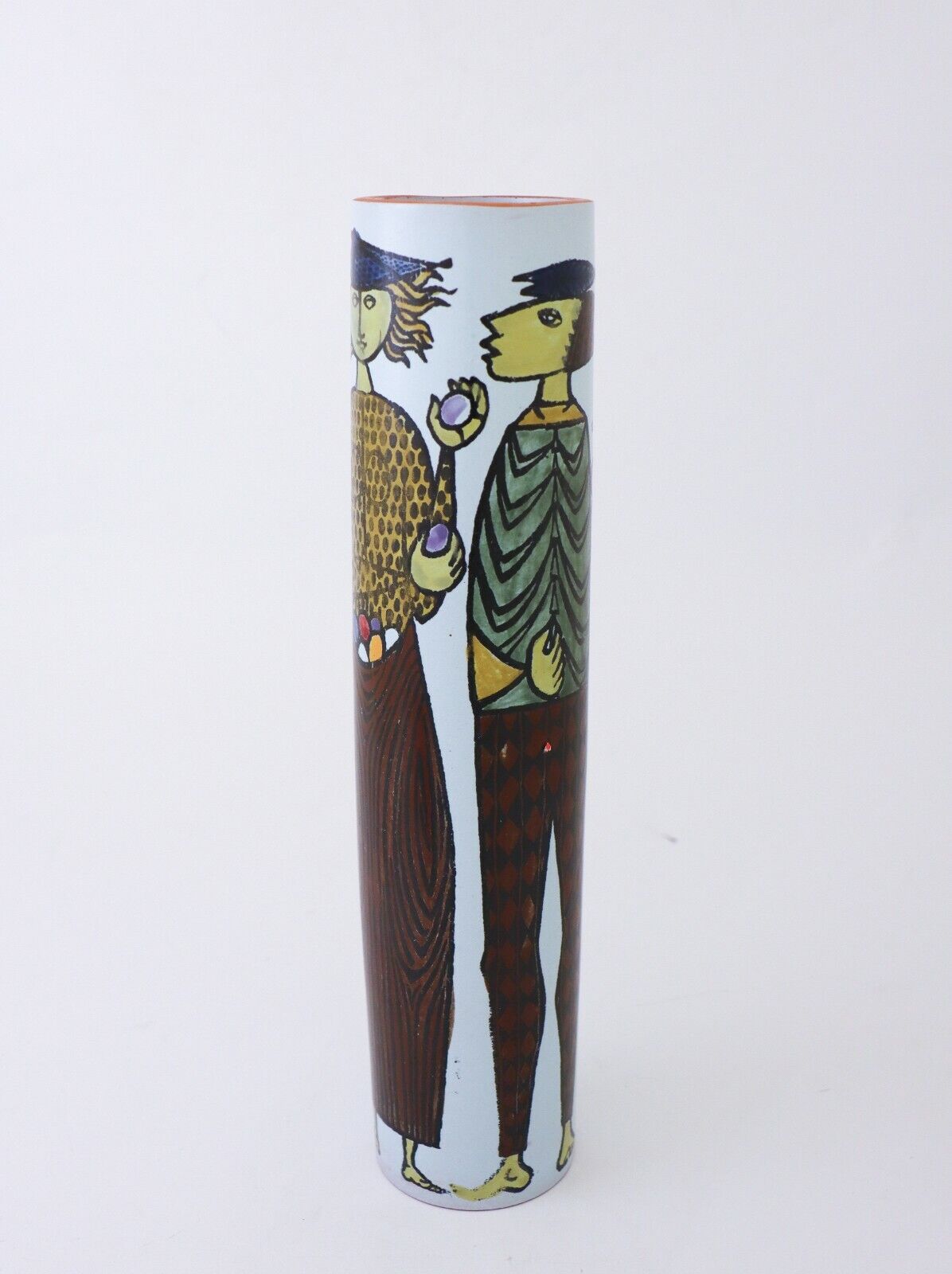 Stig Lindberg Pottery - Large Vase "Karneval" - Gustavsberg Studio