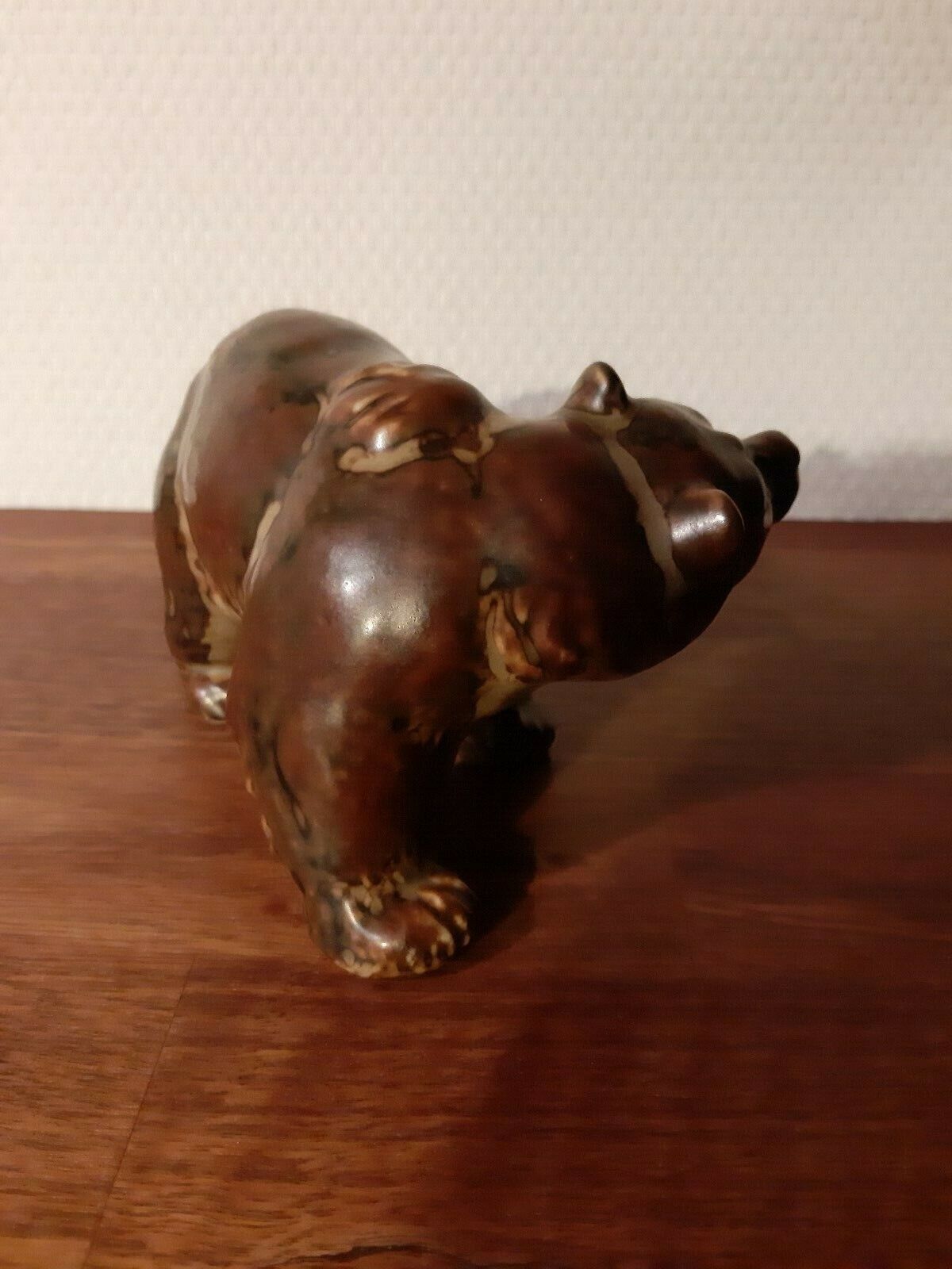 BEAR Sung Glaze Stoneware KNUD KYHN for ROYAL COPENHAGEN # 20179 Fact FIRST