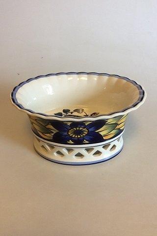 Royal Copenhagen Blue Pheasant Pierced Fruit Basket No 690