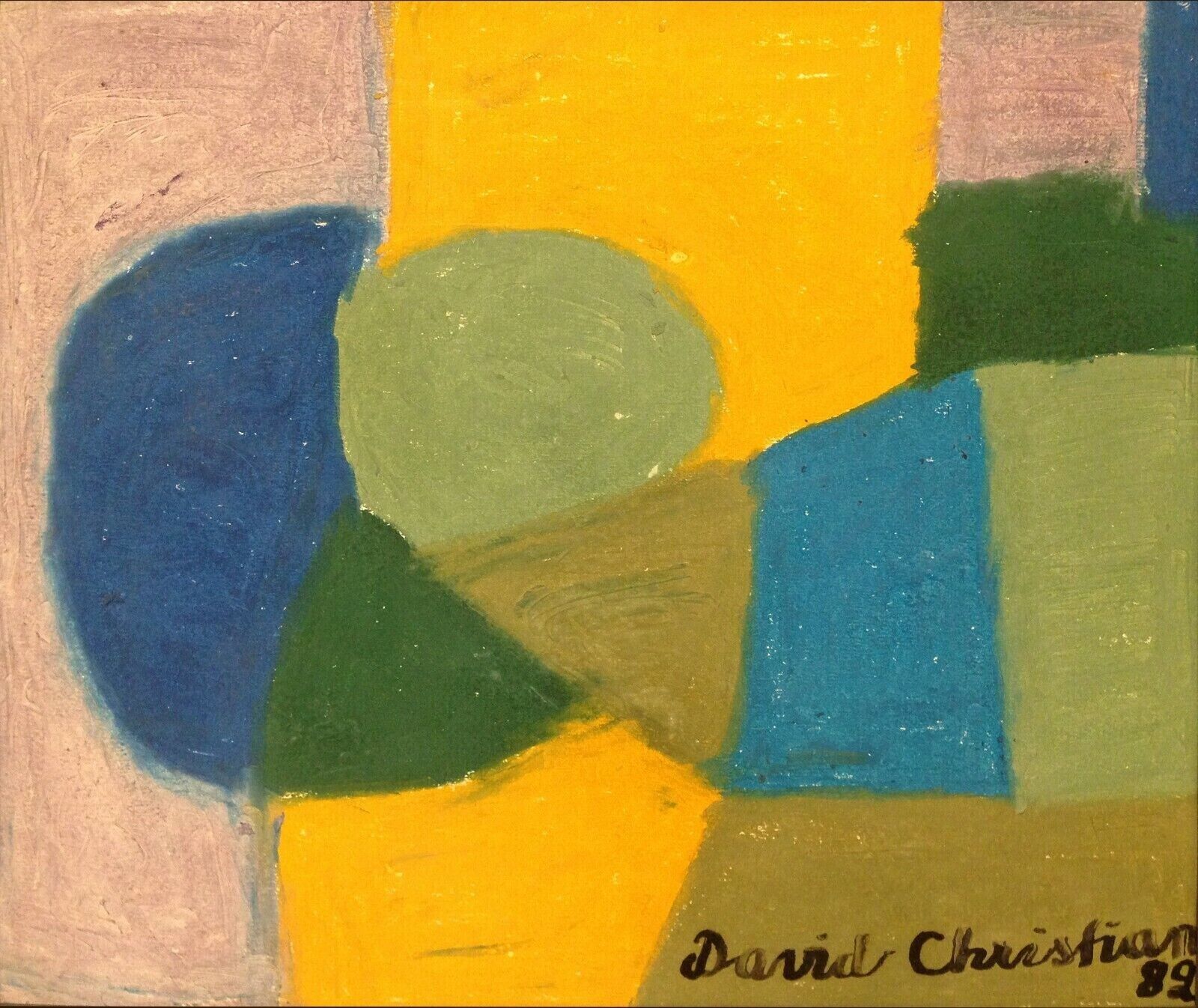 David Christian: COMPOSITION IV Dated 1982