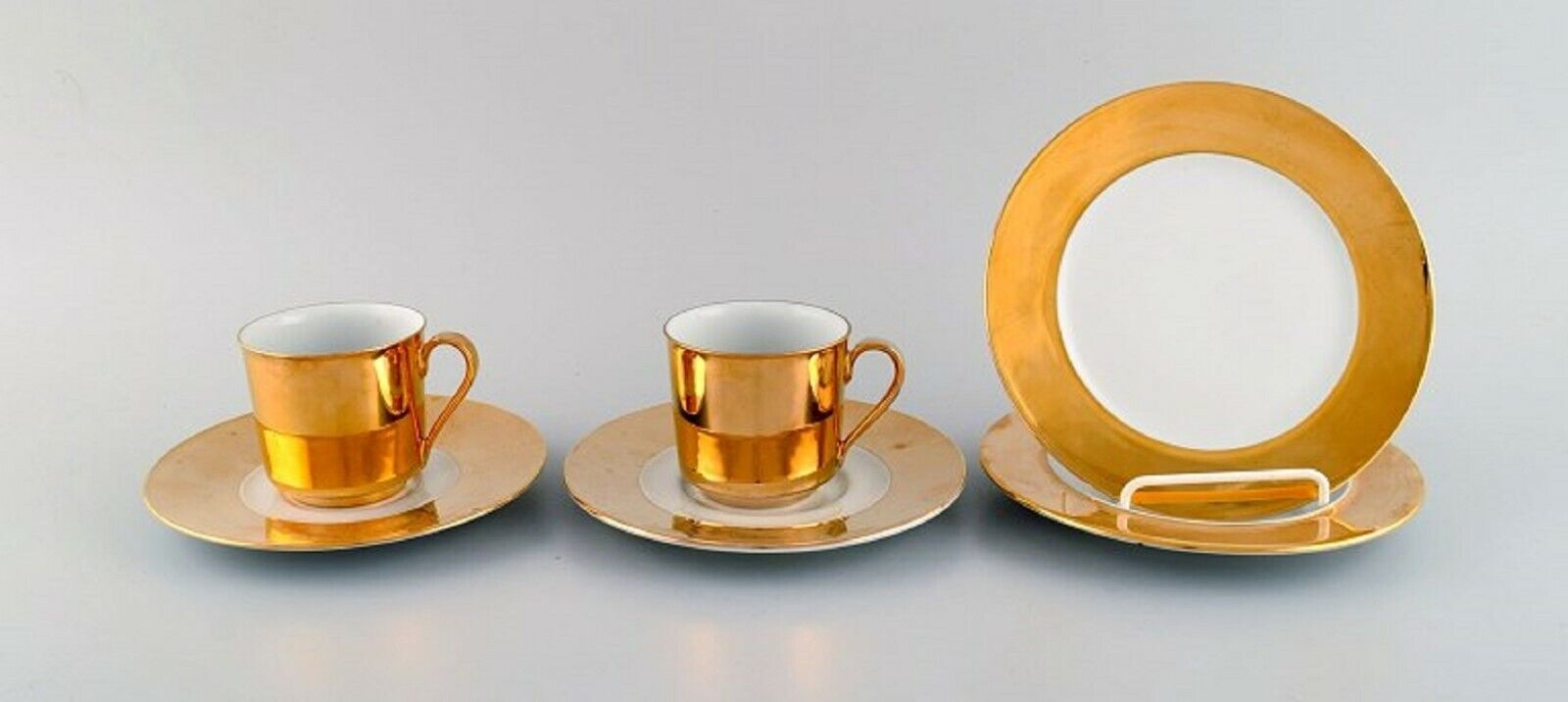 Langenthal Switzerland Coffee service for two people in porcelain