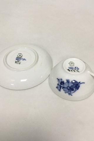 Royal Copenhagen Blue Flower Braided Tea Cup and Saucer No 8049