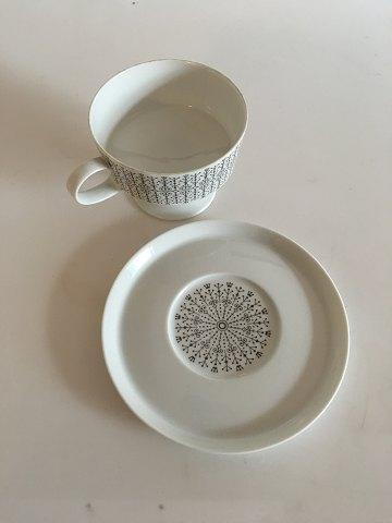 Rosenthal Bjorn Wiinblad designed Cup on Foot with Saucer