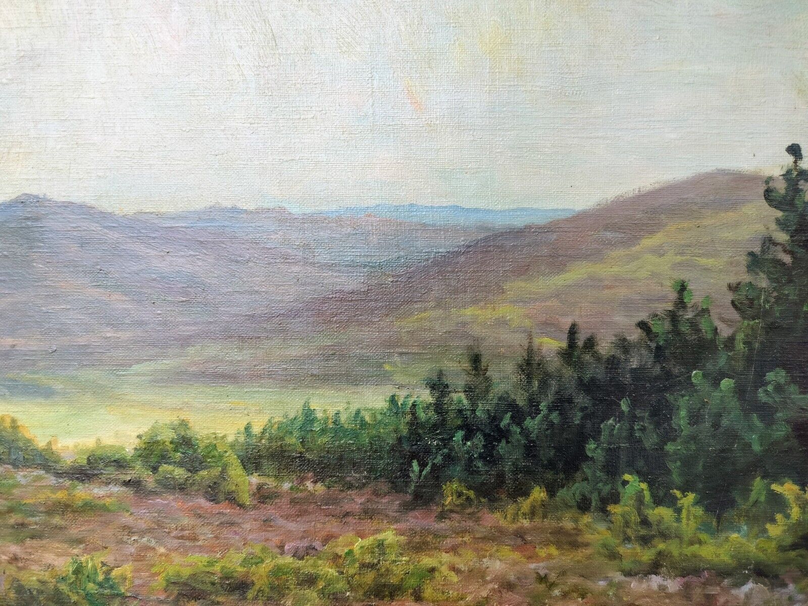 MOOR LANDSCAPE Original oil painting dated 1923