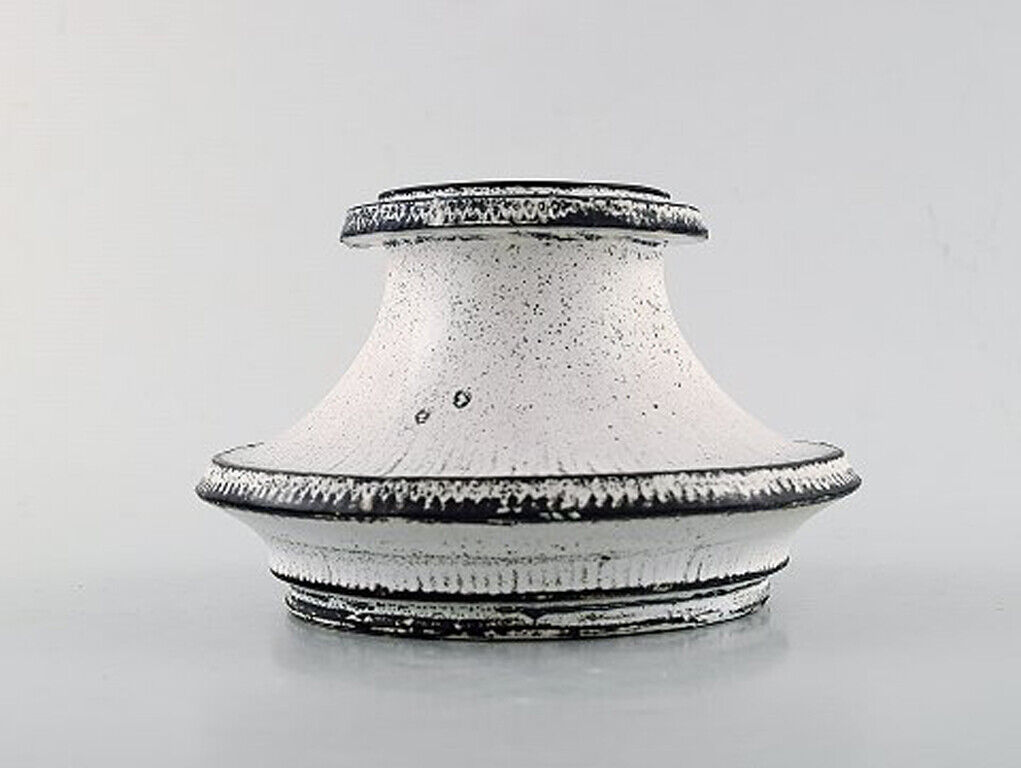 Svend Hammershøi for Kähler Denmark large candle holder in glazed stoneware