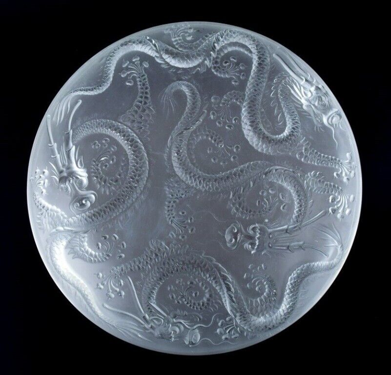 Josef Inwald Colossal Art Deco art glass bowl in Barolac glass 1930/40s