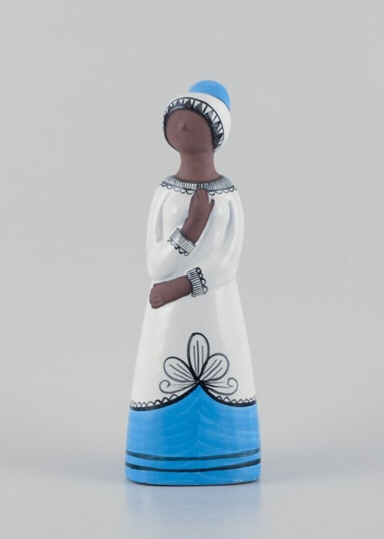 Mari Simmulson for Upsala Ekeby Large ceramic figurine of a woman