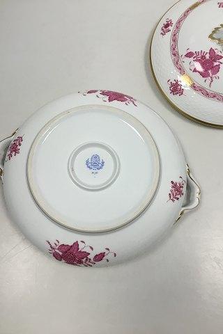 Herend Hungary Apponyi Purple Lidded Dish No 84