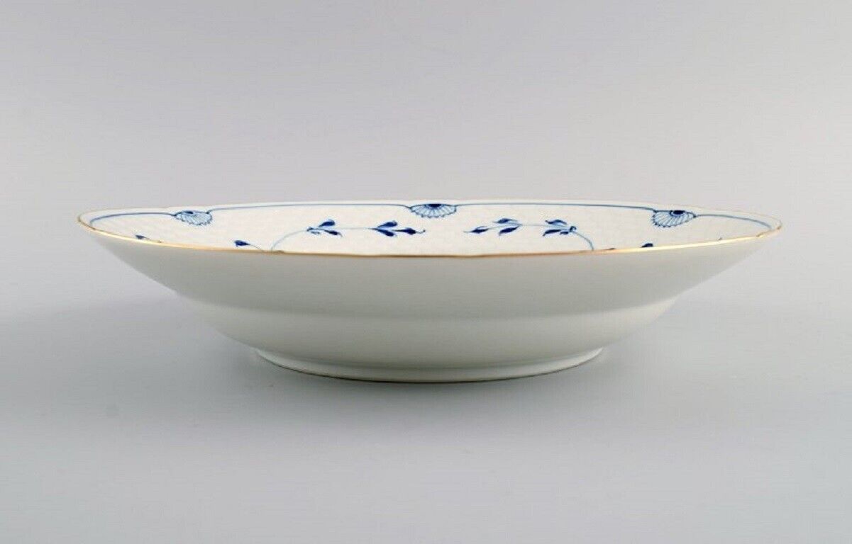 Five Bing  Grøndahl Butterfly deep plates in hand-painted porcelain