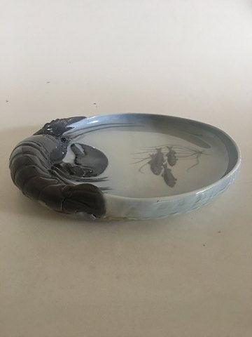 Royal Copenhagen Art Nouveau Bowl with Lobster No 485