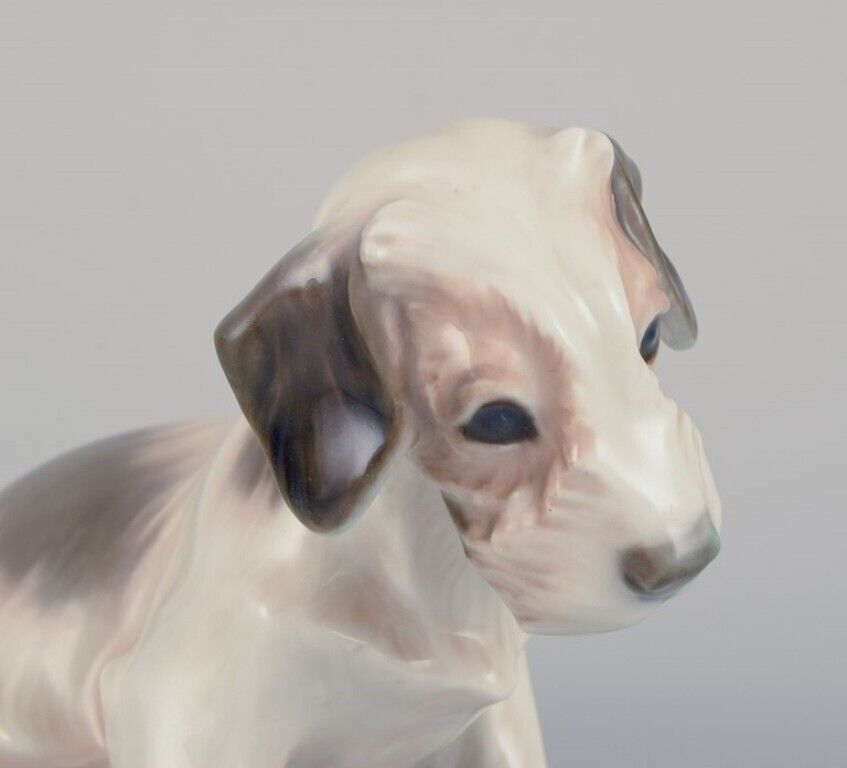 Dahl Jensen porcelain figurine of a Sealyham Terrier puppy 1930s