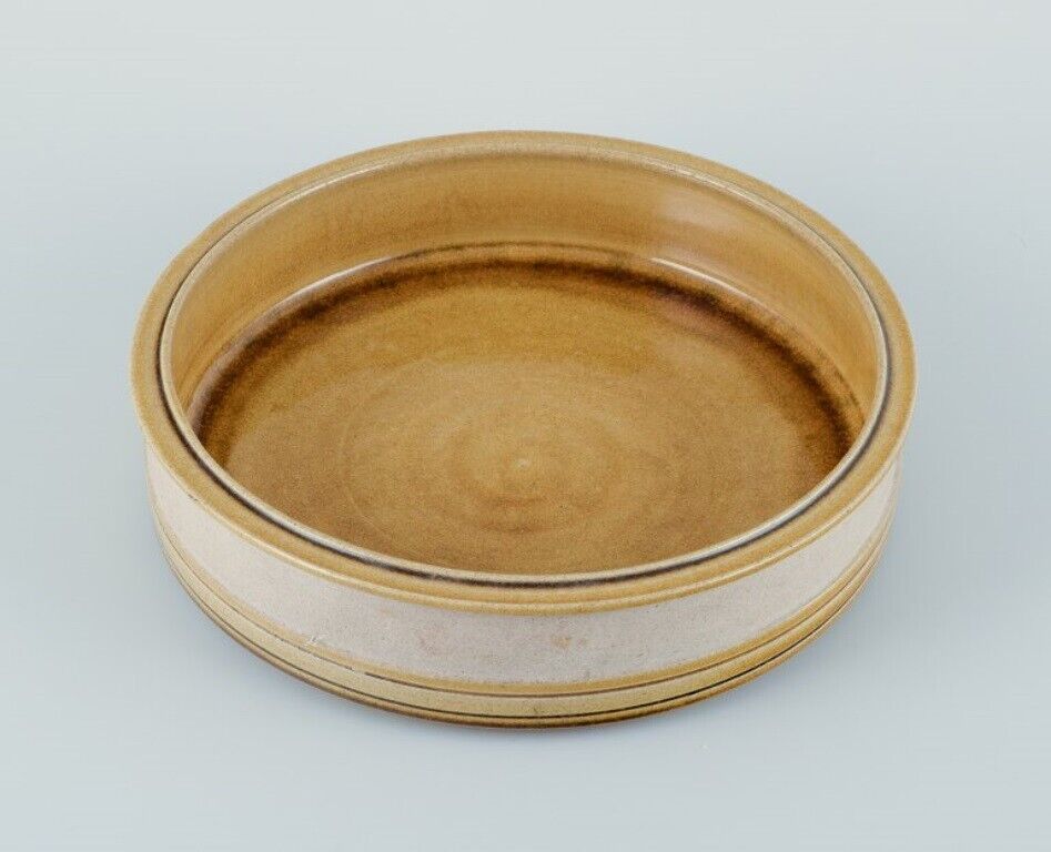 Nils Kähler for Kähler  Large ceramic bowl in modernist design Ca 1970