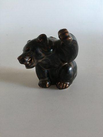 Royal Copenhagen Stoneware Figurine Bear Cub No 21433