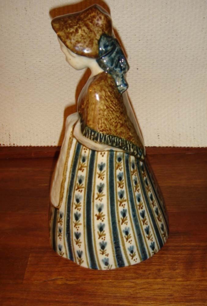 STONEWARE GIRL FIGURINE by Gudrun Meedom for Bing & Grondahl   # 7205/4