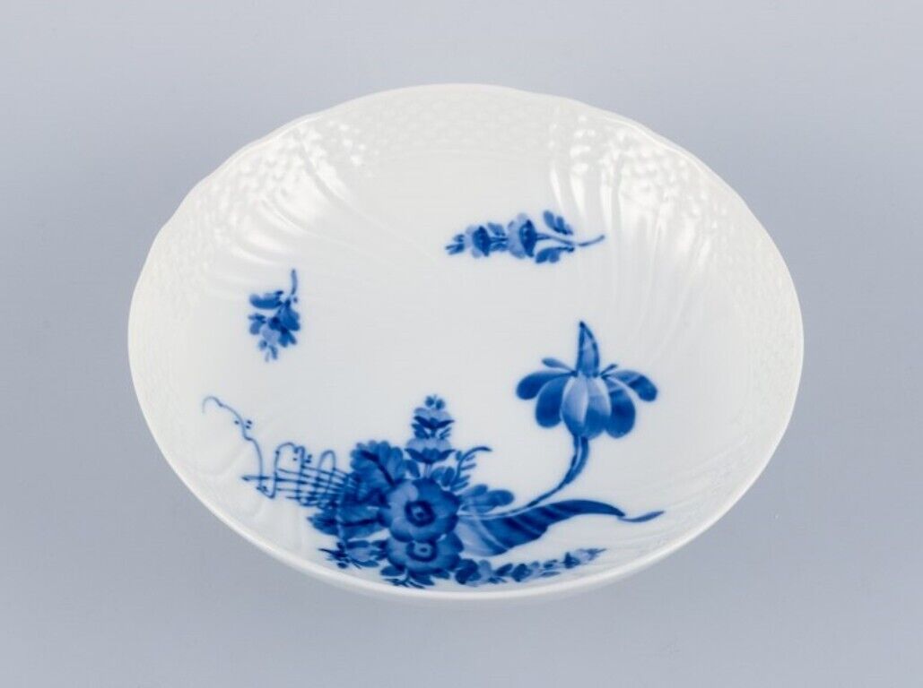 Royal Copenhagen Blue Flower hand-painted porcelain dish and bowl