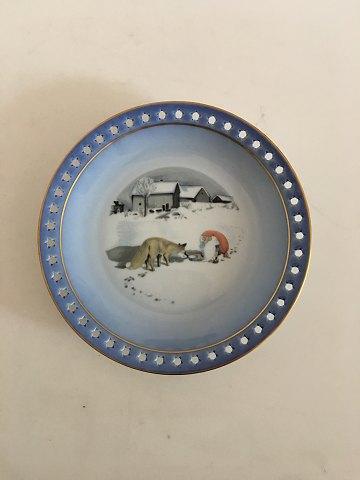 Bing  Grondahl Harald Wiberg Christmas Cake Plate No 3501/616