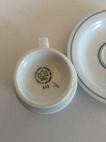 Bing  Grondahl Cumulus Coffee Cup and Saucer No 305