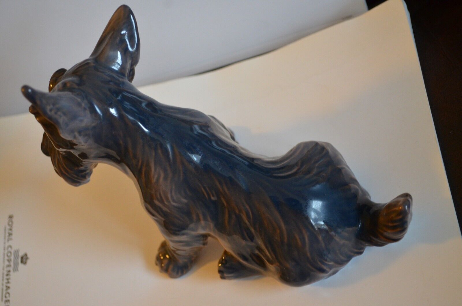 Dahl Jensen Scottish Terrier Dog 1078 Porcelain Figurine  Royal Copenhagen