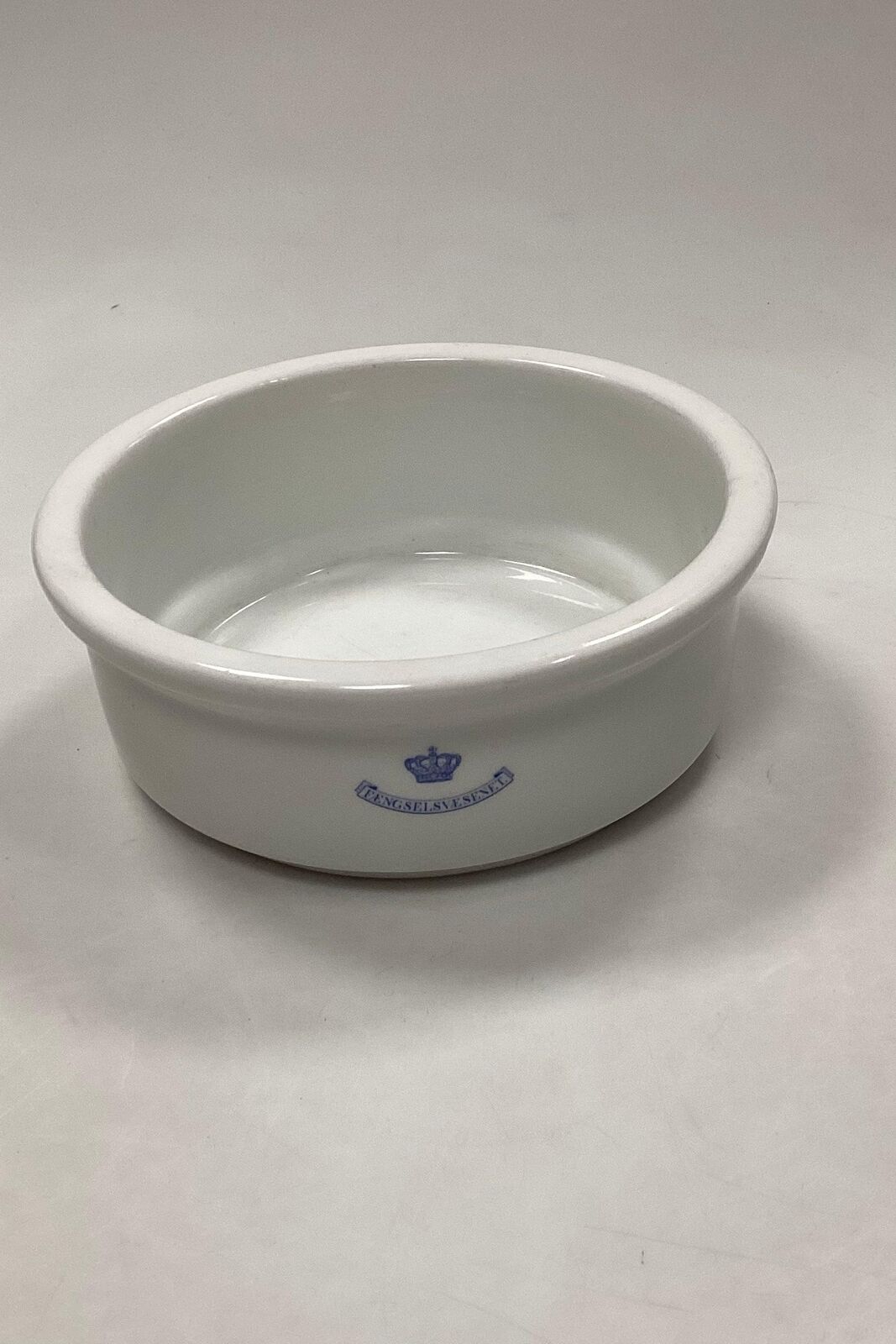 Royal Copenhagen White Institution Bowl from the Prison Service No 613