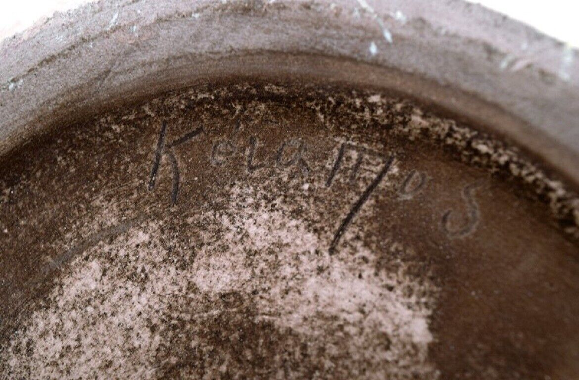 Keramos Sèvres France Large bowl in glazed stoneware Mid-20th C